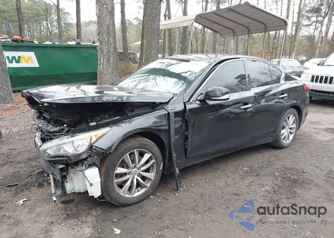 2014 Infiniti Q50 Premium z USA, uszkodzony, nr VIN JN1BV7AR5EM688709